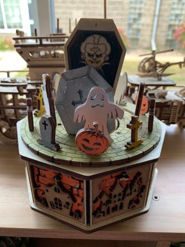 Customer photo review of Winding Key — Happy Halloween