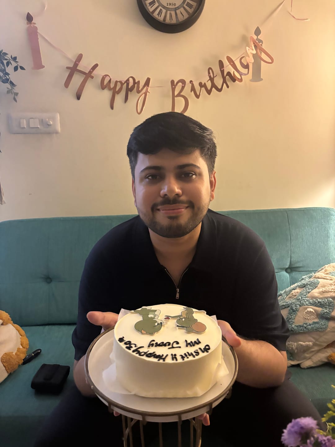 Customer photo review of Tom n Jerry Cartoon Cake