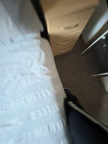 Customer photo review of Non-Drill Blackout Shades