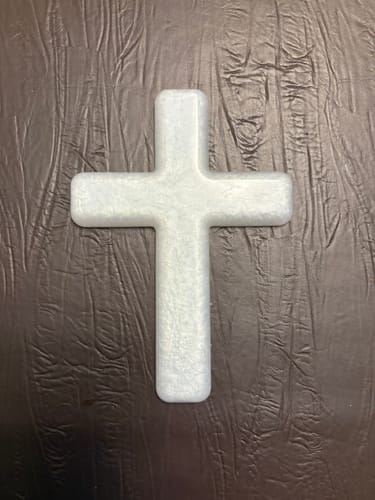 Customer photo review of 6x4.2x1" Double Mini Cross Silicone Mold For Epoxy Resin - Keepsake Sized
