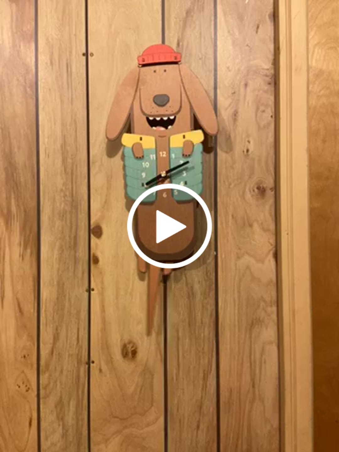 Customer video review of Gus the Dachshund Pendulum Clock