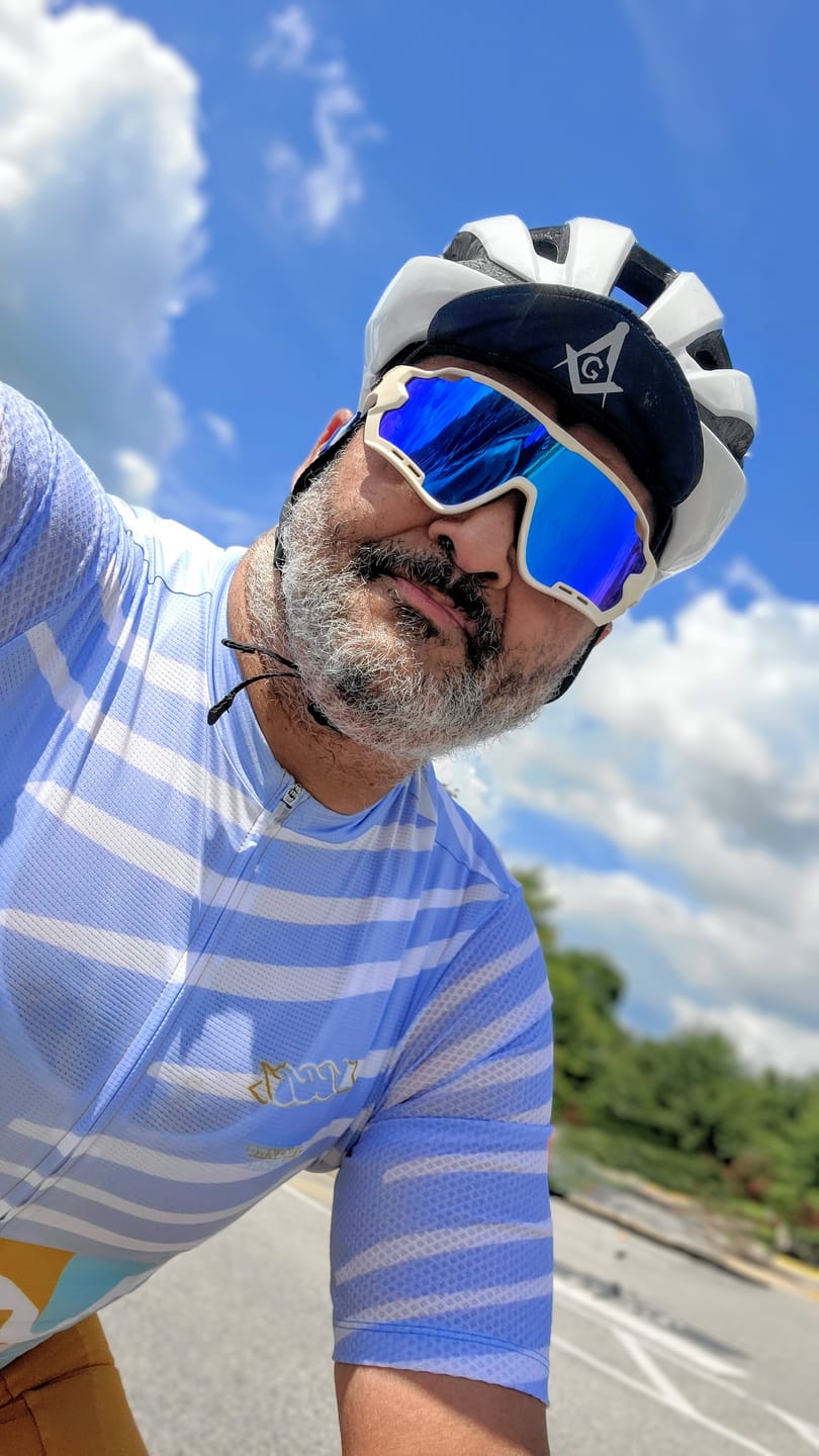 Customer photo review of ITALIAN FUE JERSEY - LIGHT BLUE