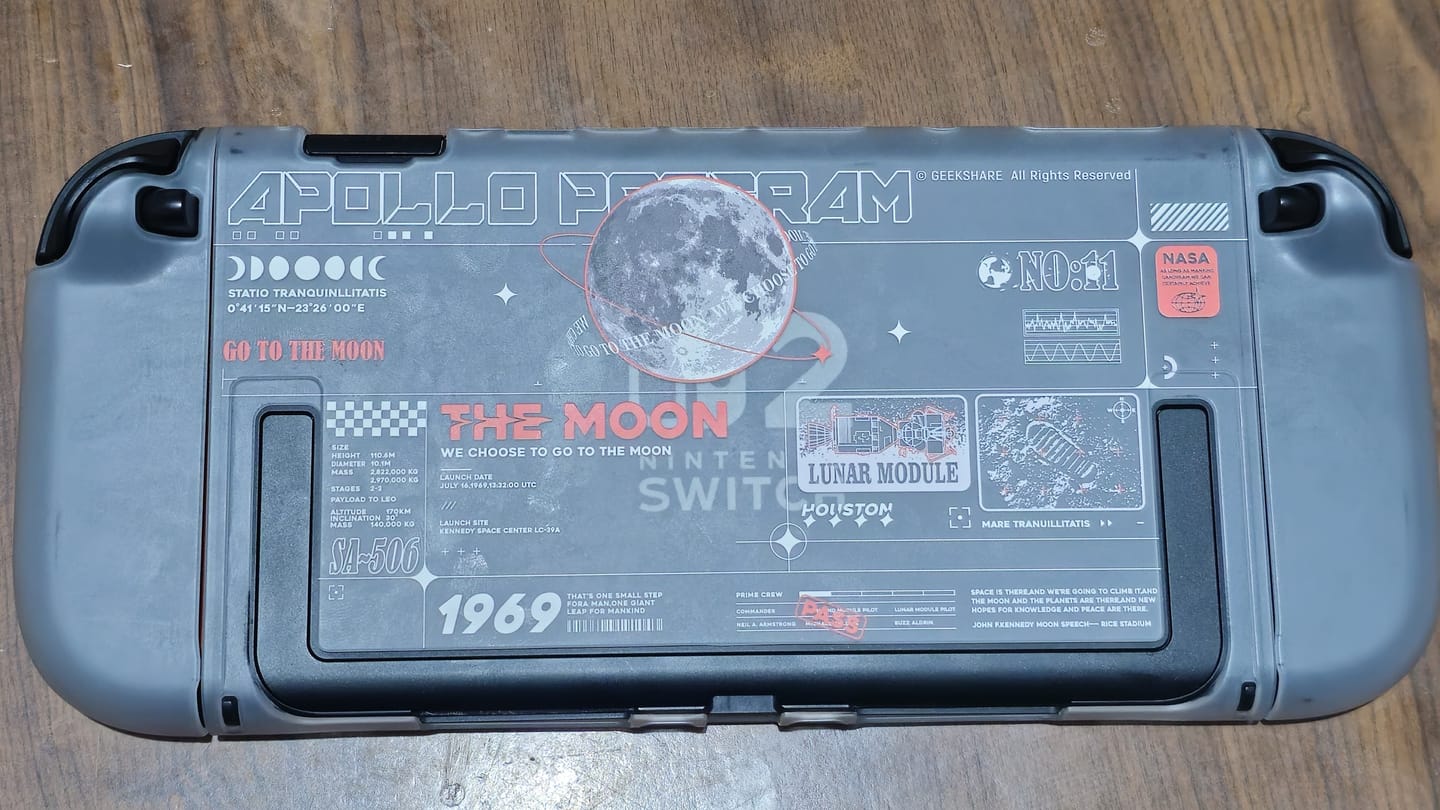 Customer photo review of GeekShare Moon Exploration Protective Case for Switch 2