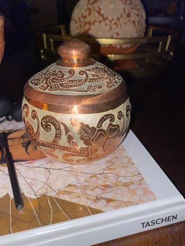 Customer photo review of Copper jewelry box