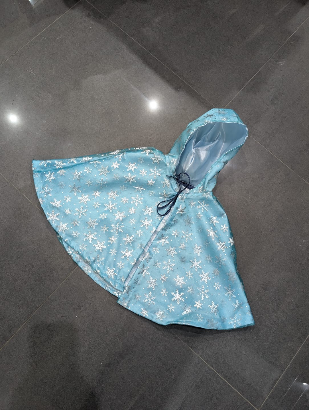 Customer photo review of Snowflakes Organza Fabric