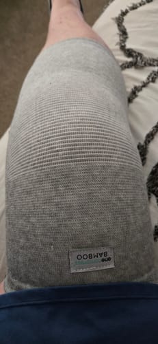 Customer photo review of Premium Bamboo Knee Sleeve (Single)