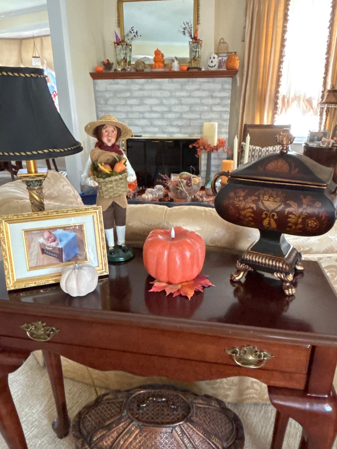 Customer photo review of Flameless Pumpkin Candles