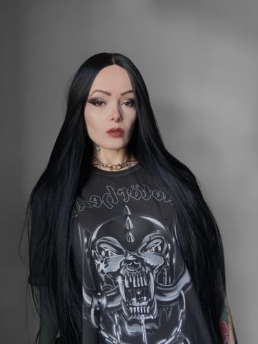 Customer photo review of Lace Front HD Carol Preta Lisa 90cm