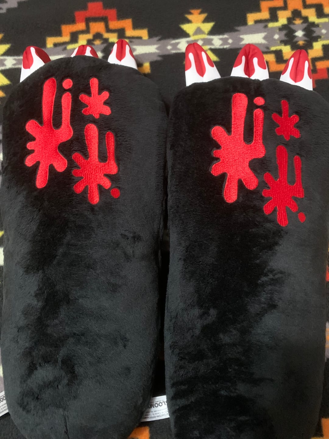 Customer photo review of Gloomy Bear Jumbo Arm Plush [BLACK]