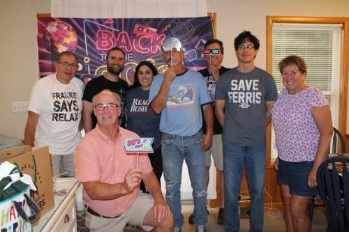 Customer photo review of Save Ferris Vintage Blue Design Ferris Bueller's Day Off T-Shirt