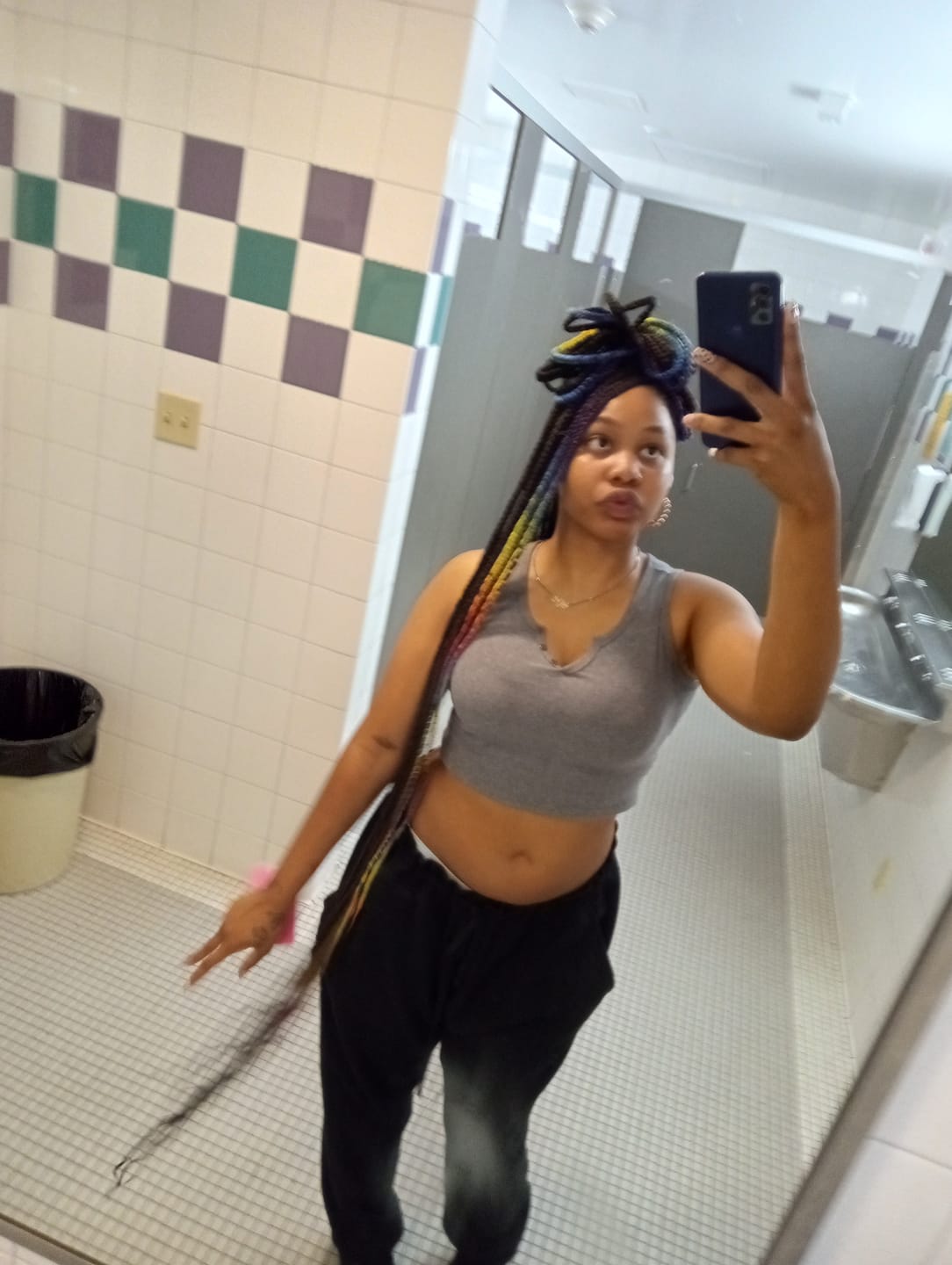 Customer photo review of Sensationnel African Collection X-Pression Braid - 3X PRE-STRETCHED 58"