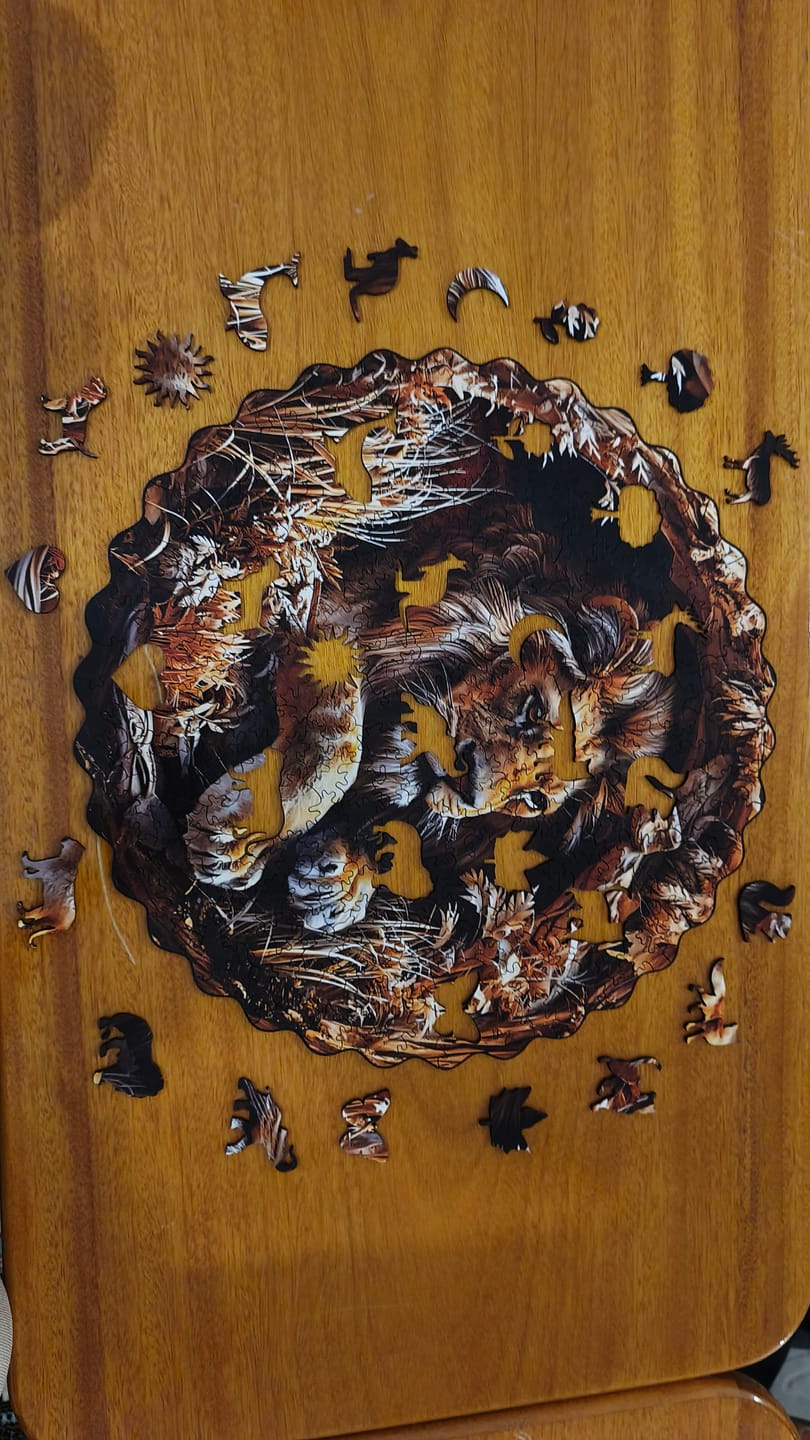 Customer photo review of Aslan V2 - Ahşap Puzzle