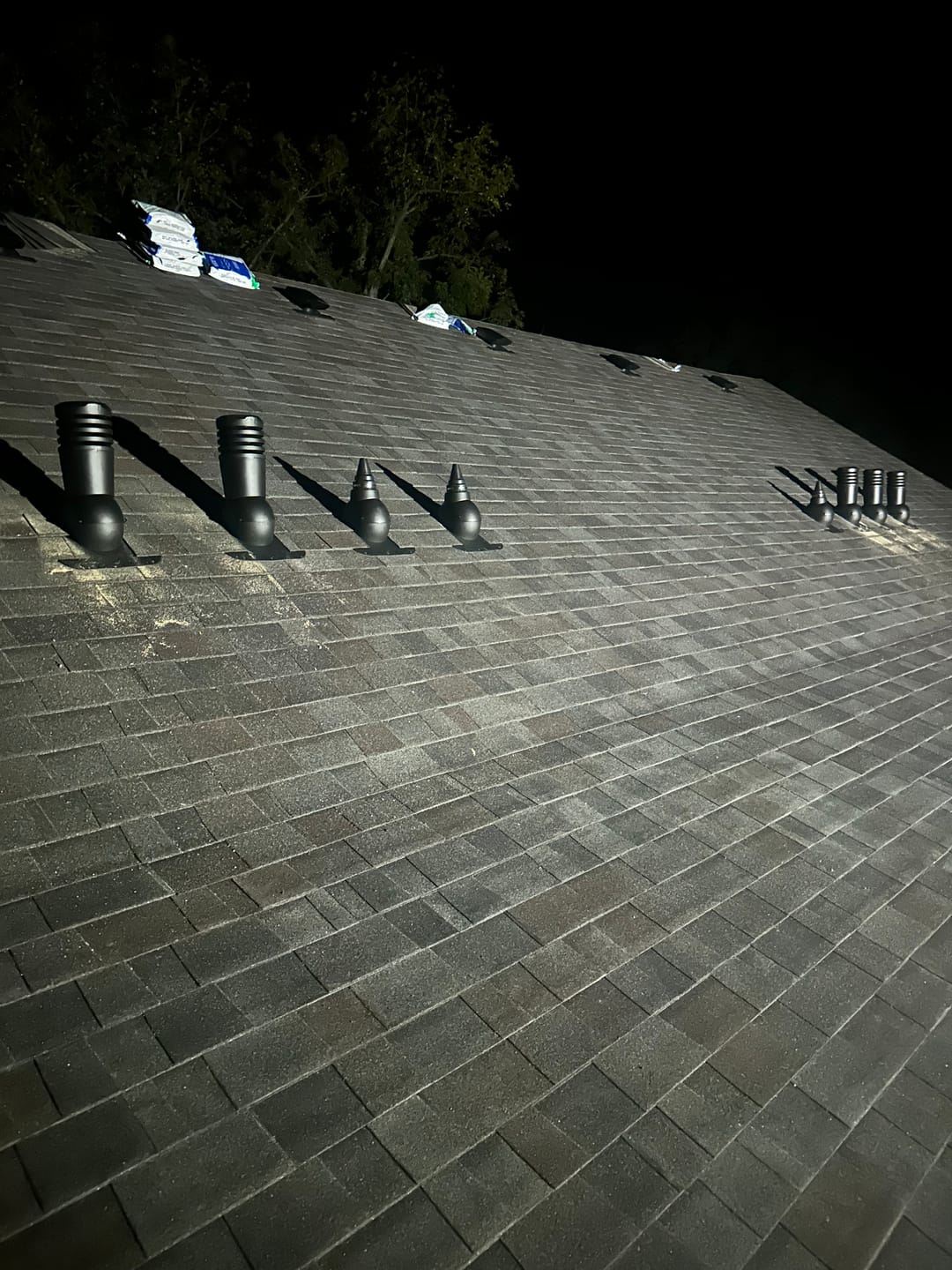 Customer photo review of Kitchen, Bathroom and Dryer Roof Exhaust Vent - Ivent ECO – Shingle Installation