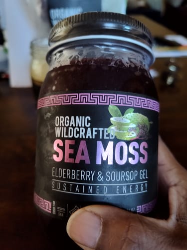 Customer photo review of Elderberry & Soursop Sea Moss Gel