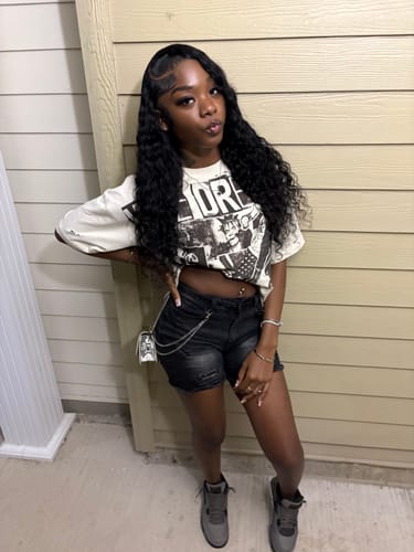 Customer photo review of Vale Forever Moshpit Tee Cream