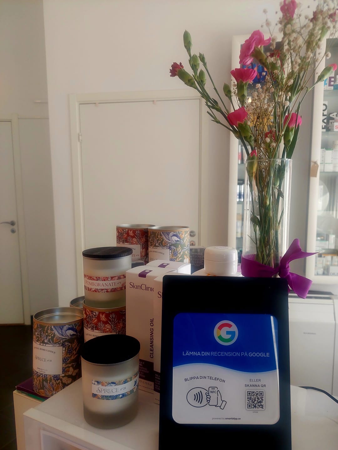 Customer photo review of Google Recensionsskylt