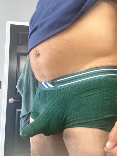 Customer photo review of 2 Pack Separated Pouch Comfy Mens Boxer Briefs
