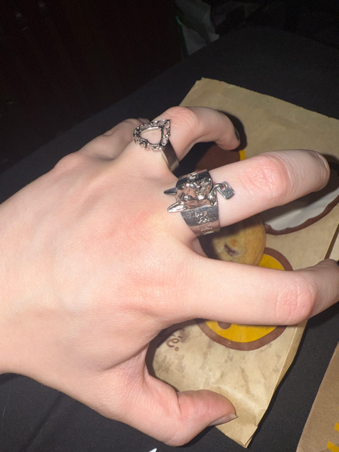 Customer photo review of ANTIQUE HEART RING