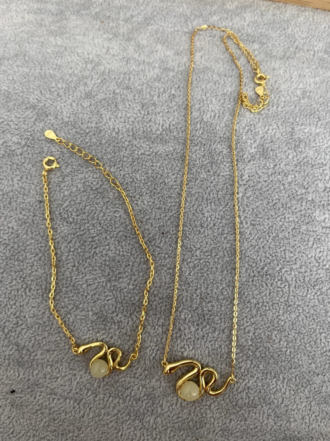 Customer photo review of Celestial Serpent Necklace