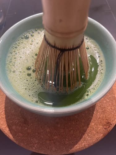 Customer photo review of Premium Matcha Latte Powder