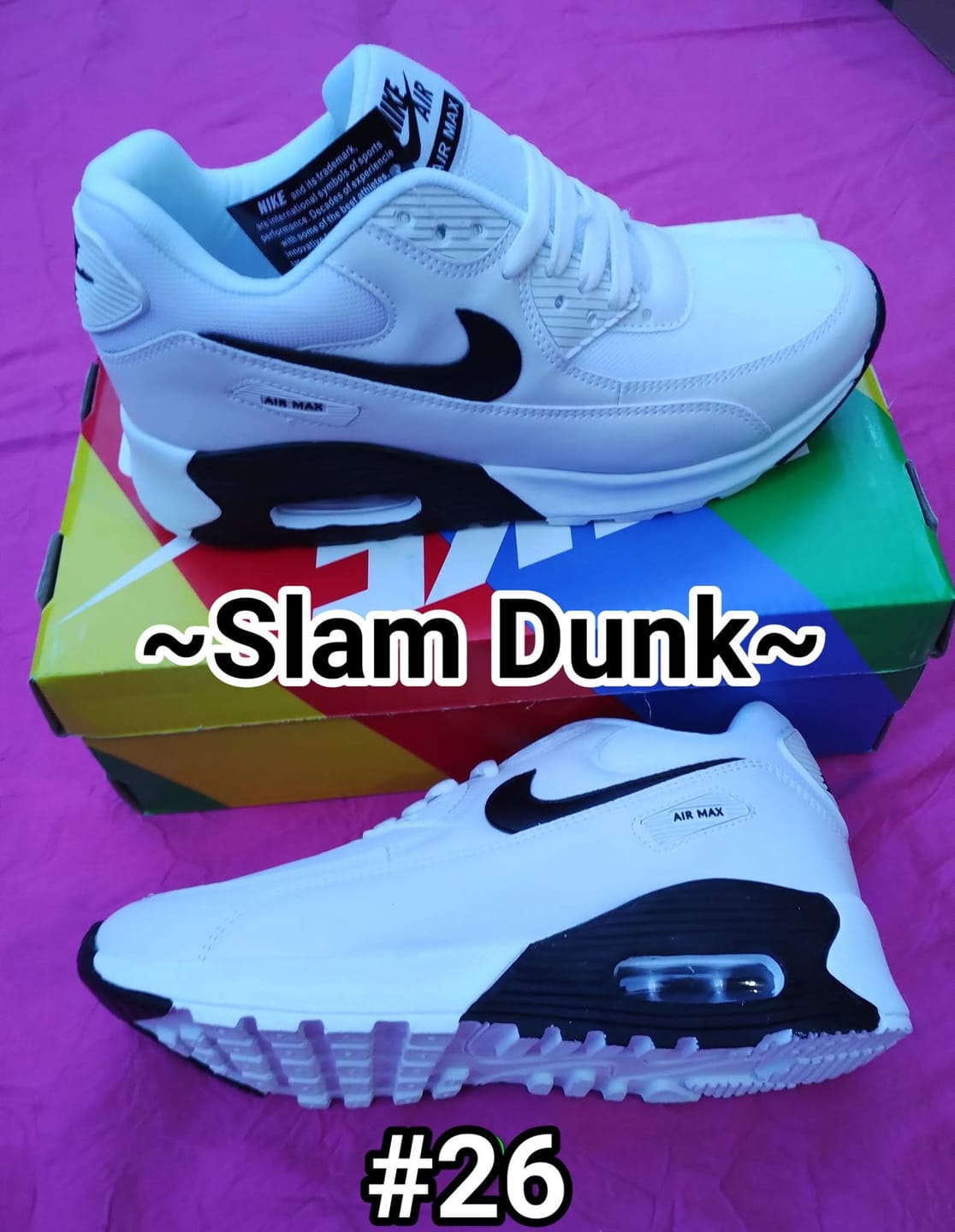 Customer photo review of Tenis Max 90 Blanco Negro