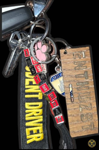 Customer photo review of RUSTIC KEYCHAIN