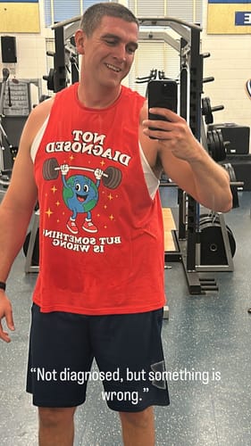 Customer photo review of Not Diagnosed T-Shirt