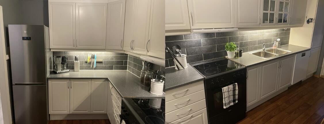 Customer photo review of Marmor klassisk hvit kontaktplast