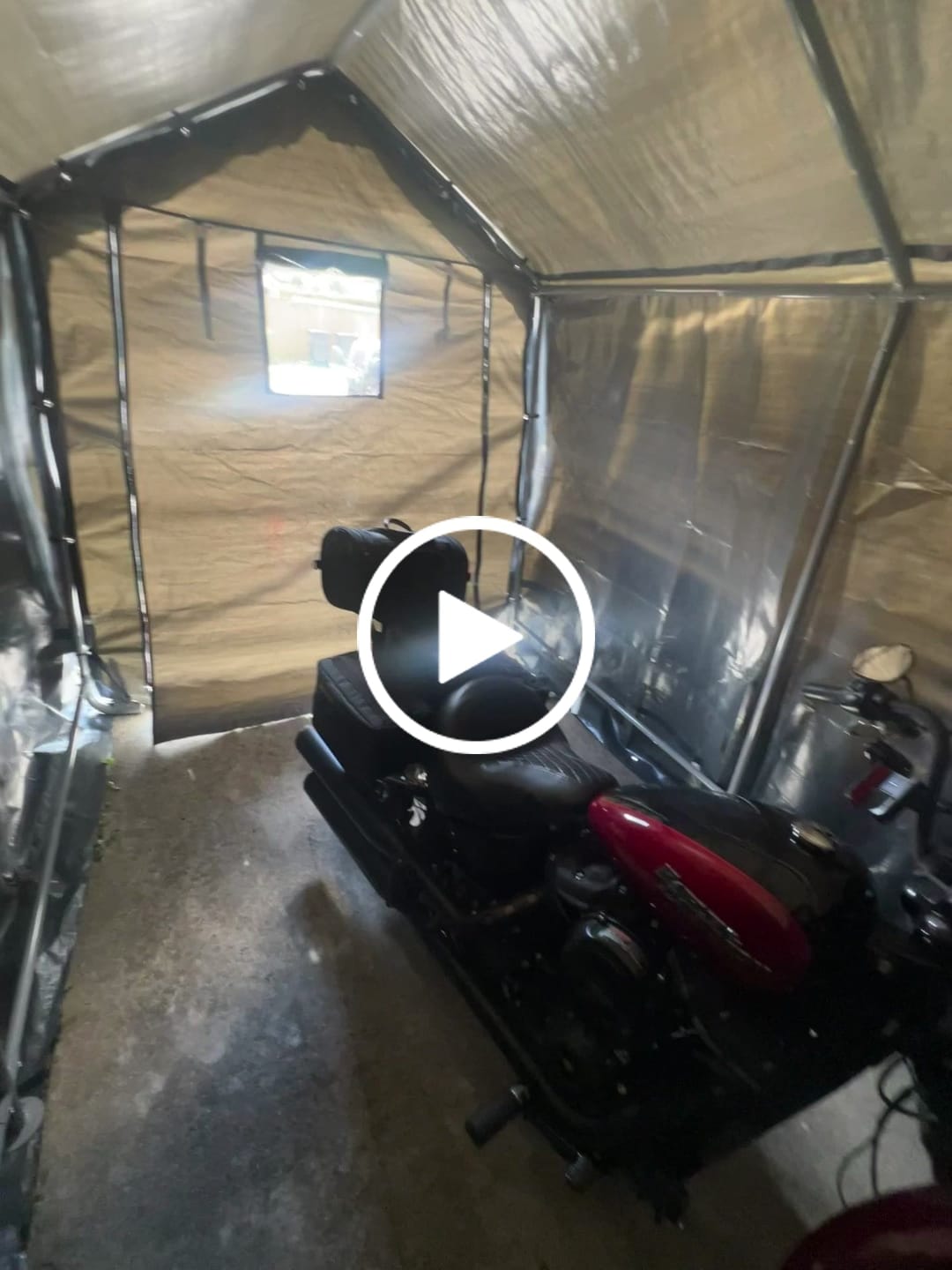 Customer video review of 18L - Patriot Medium Motorcycle Throw Over Saddlebags for Harley Softail Street Bob FXBB