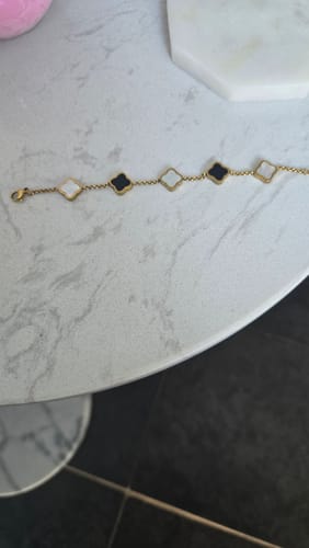 Customer photo review of Celine Clover Bracelet