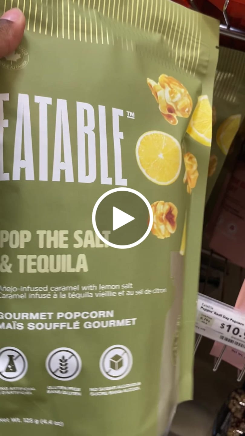 Customer video review of Pop the Salt & Tequila (125g) - Añejo Infused Caramel Popcorn