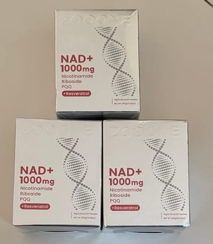 Customer photo review of NAD+ Berry Flavor Drink Mix Cata Nutra®