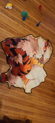 Customer photo review of Custom Anime Rugs – Your Art, Your Space