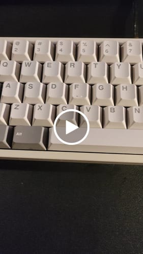 Customer video review of MW ALHAMBRA PBT DOUBLE-SHOT KEYCAP SET R2