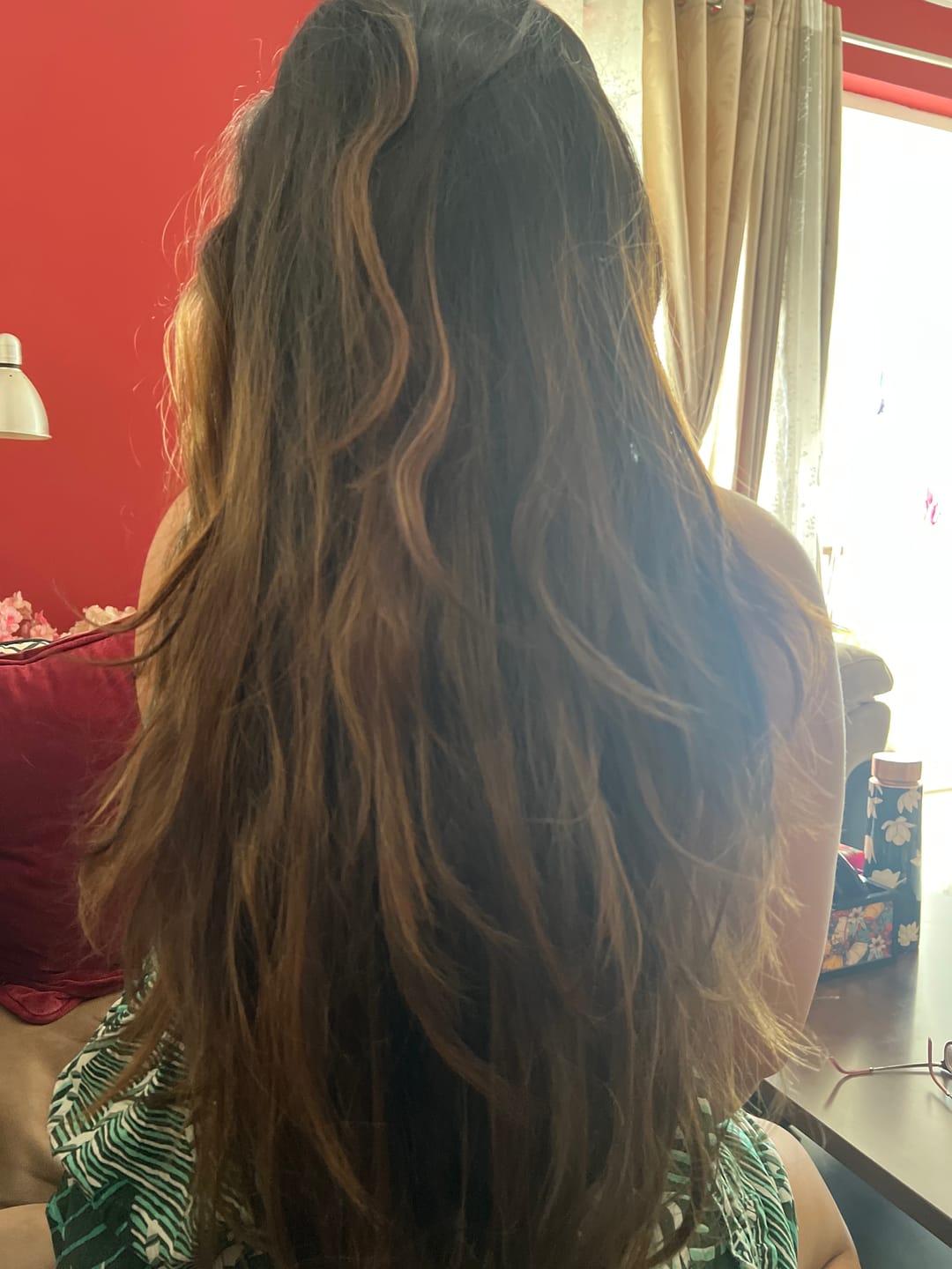 Customer photo review of Volumizing Hair Fall Stop Shampoo 200 ml