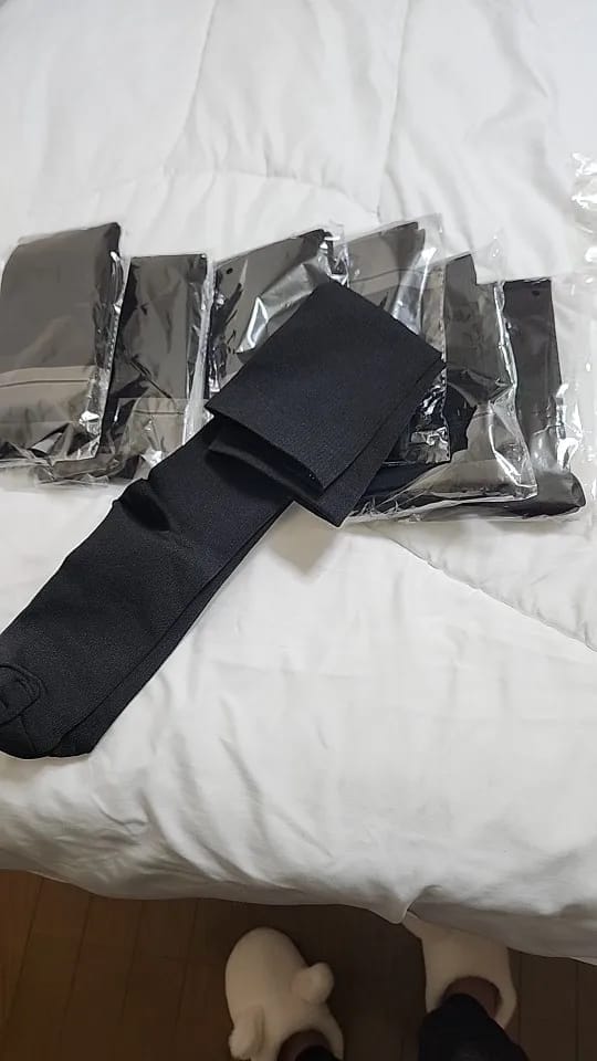 Customer photo review of Medizinische Kompressionsstrümpfe gegen Krampfadern