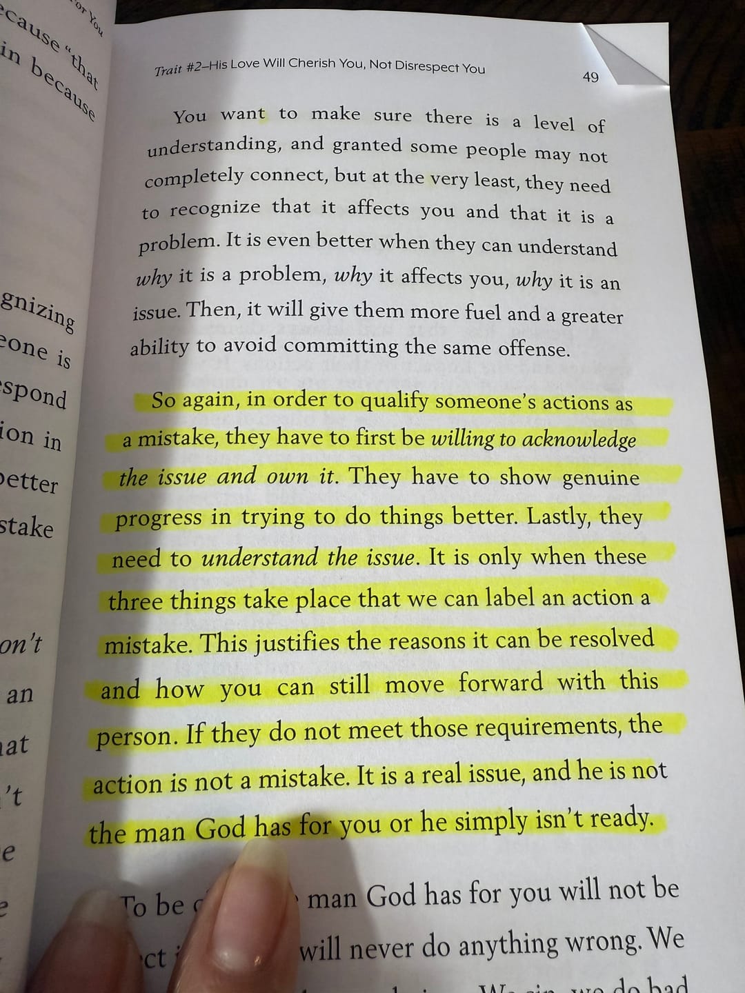 Customer photo review of The Man God Has For You (Paperback)