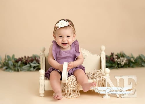 Customer photo review of Sofia Romper in Violet