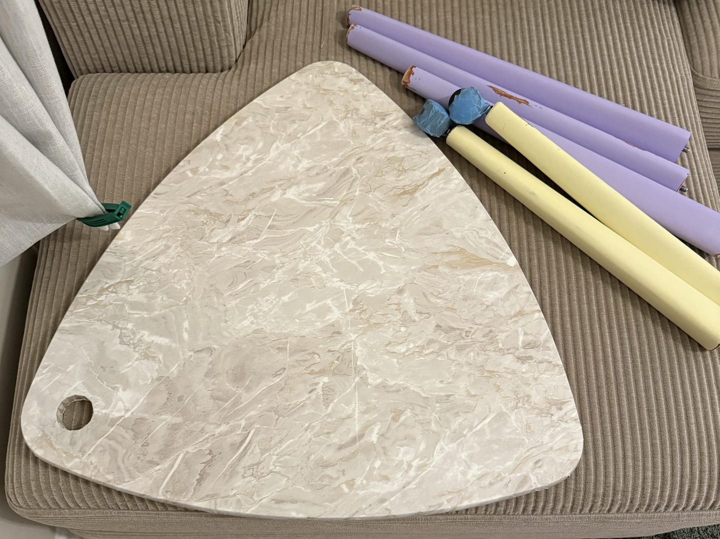 Customer photo review of Cortes marmor kontaktplast