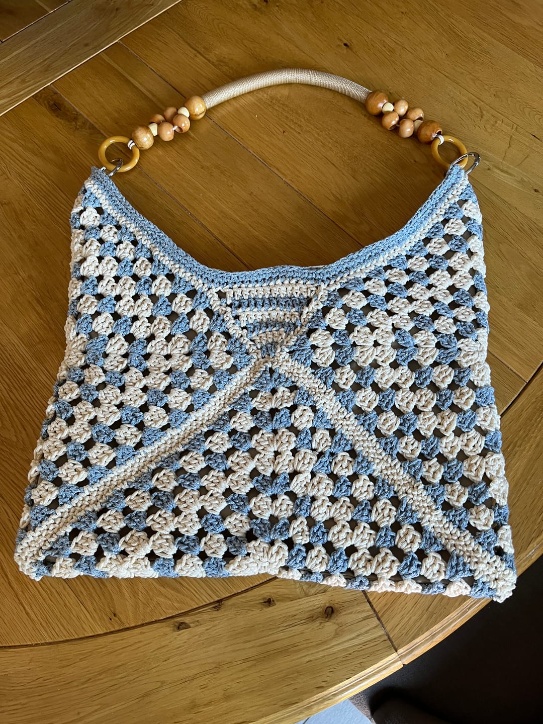 Customer photo review of CrochetPark™ Sunny Holiday shoulder bag crochet kit