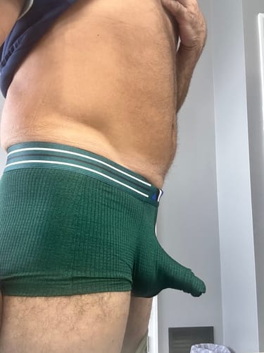 Customer photo review of 2 Pack Separated Pouch Comfy Mens Boxer Briefs