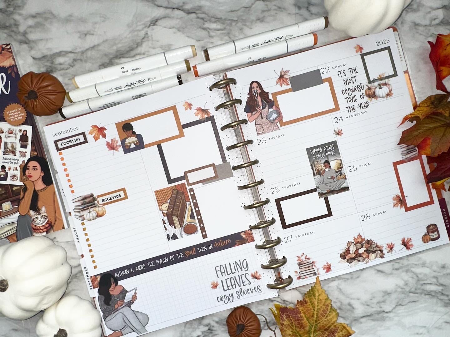 Customer photo review of Cozy Fall Sticker Book