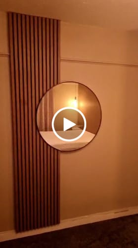 Customer video review of Acoustic Slat Wall Panel - Walnut