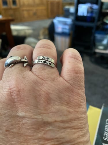 Customer photo review of Just Breathe Ring
