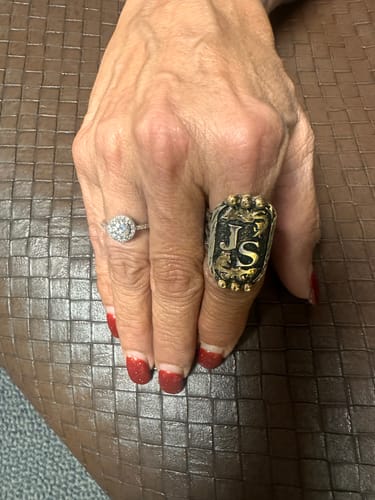 Customer photo review of Custom Ring Design