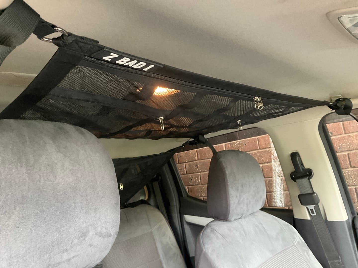 Customer photo review of ZBAD1 - Ute Roof Cargo Net