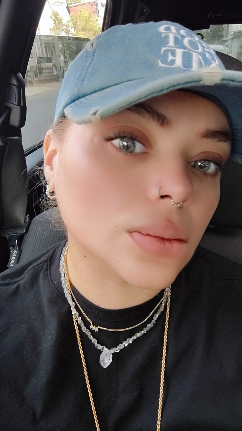Customer photo review of DNA Taylor Blue Gray Prescription Coloured Contact Lenses