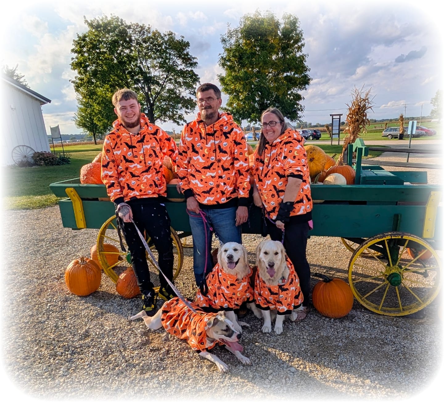Customer photo review of Halloween Human Hoodie - Orange