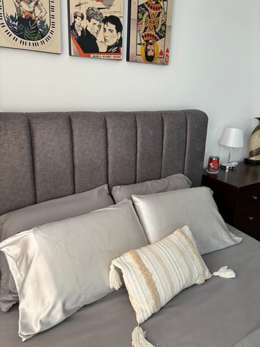 Customer photo review of Funda de Satín