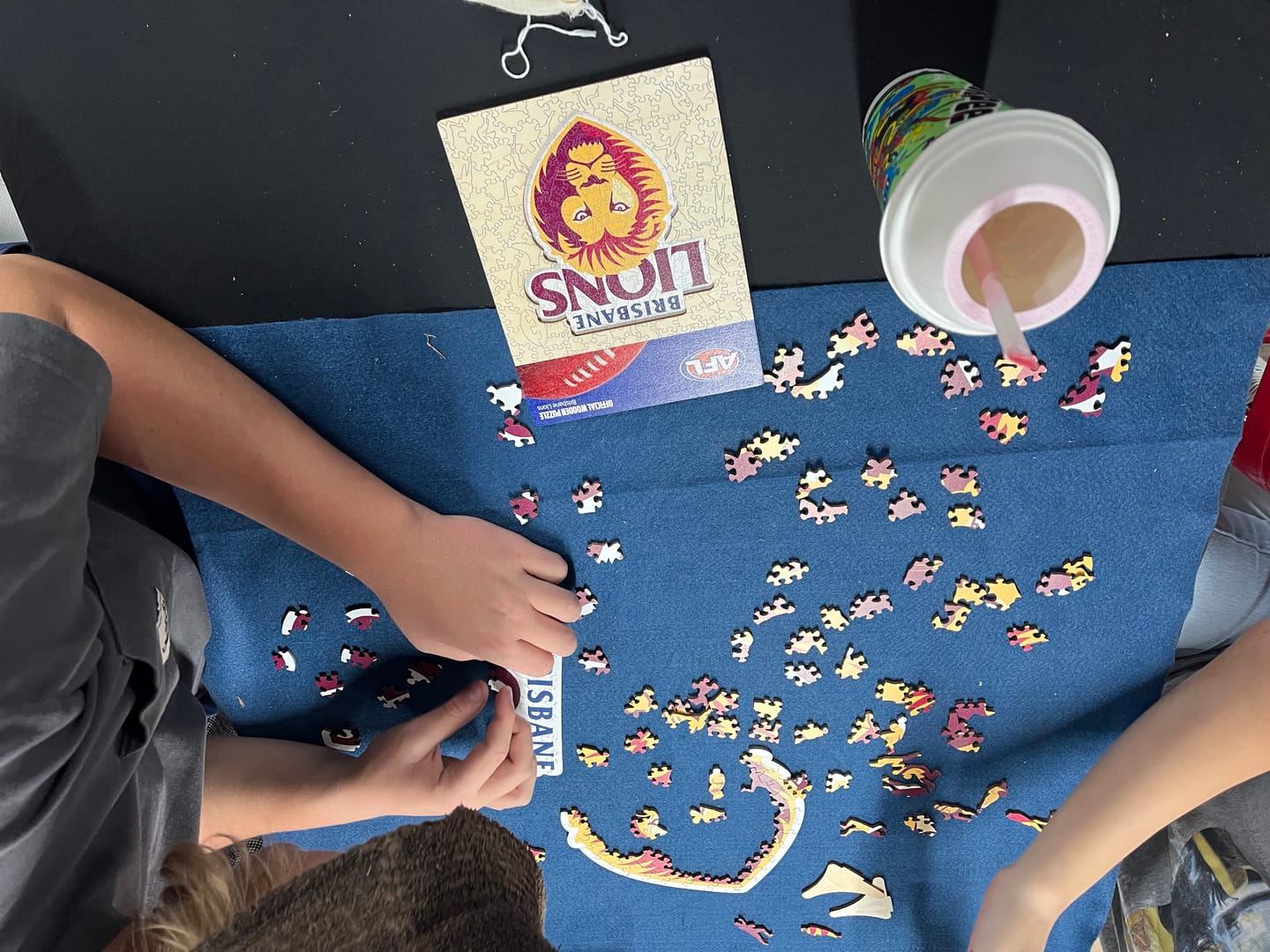 Customer photo review of Brisbane Lions Logo - Wooden Puzzle